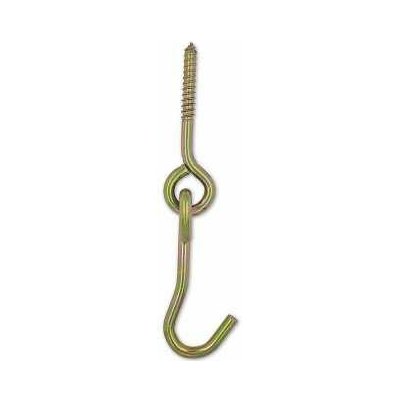 Hák závěsný s vrutem 113mm, hák 8x112mm žl.Zn – Hledejceny.cz