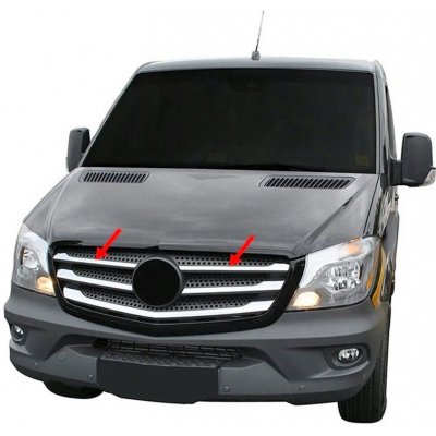 Nerez kryt přední masky Omtec Mercedes Sprinter W906 (FL) 2013-18 | Zboží Auto