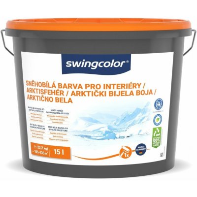 Swingcolor sněhobílá, matná, 15 l 6239 T0015 0 – Hledejceny.cz