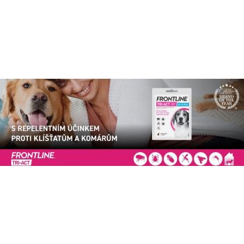 Frontline Tri-Act Spot-On Dog M 10-20 kg 1 x 2 ml