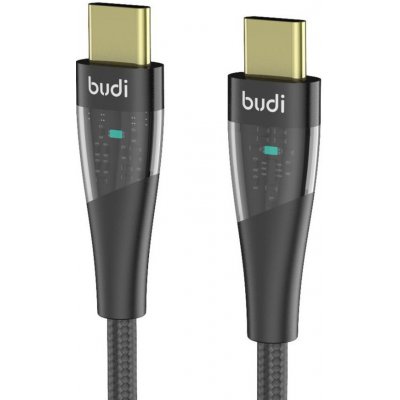 Budi 217TT USB-C pro USB-C 65W, 1,5m, černý
