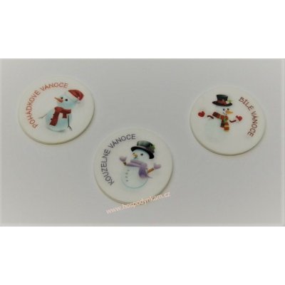 Jedlý papír Sněhulák mini obrázky 30ks – Zboží Dáma