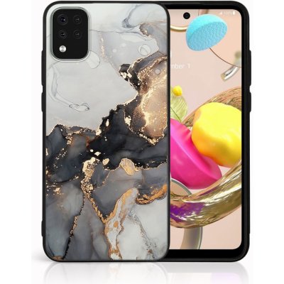 Pouzdro PROTEMIO 59931 MY ART Ochranný kryt pro LG K42 GREY MARBLE 140