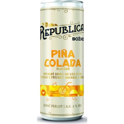 Republica Pina Colada RTD 6% 0,25 l (holá láhev) – Hledejceny.cz