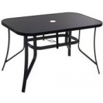 SPRINGOS TOSCANA II GF1038-XG Zahradní stůl 150x90 cm, černý – Sleviste.cz