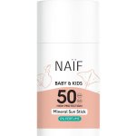 NAIF ochranná tyčinka na opalování SPF50 pro děti a miminka bez parfemace 36 g – Zboží Dáma