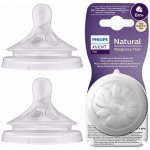 Philips Avent dudlík Natural Response na kaši 2 ks transparentní – Zboží Dáma