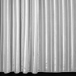 Mantis voálová záclona LUNARA 5925/10, lesklý proužek, s olůvkem, bílá, výška 150cm ( v metráži) – Zboží Mobilmania