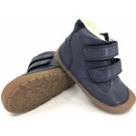 Barefoot Bundgaard dětská zimní obuv Petit Mid Winter Strap 519 Navy – Zboží Dáma