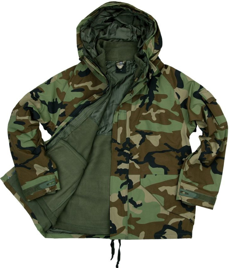 101INC bunda parka s fleece vložkou Woodland