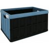Úložný box Tontarelli skládací box 46 l s víkem černá / modrá 8034118704