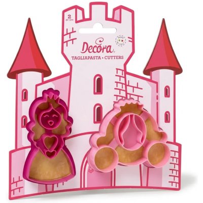 Vykrajováko princezna a kočár 2ks - Decora – Hledejceny.cz