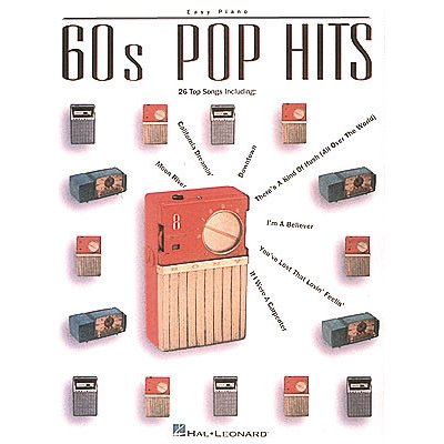 60s Pop Hits písně v jednoduché úpravě pro klavír
