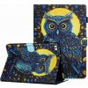 Pouzdro na tablet Protemio Art Zaklápěcí pouzdro pro Apple iPad Mini 5 2019 / iPad Mini 4 / 3 / 2 / 1 67253 blue owl
