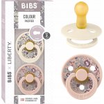 Bibs x Liberty Colour kaučuk dudlík kulatý 2ks ivory blush – Zboží Dáma