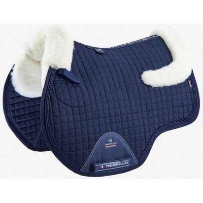 Equine Premier Podsedlová dečka Merino Wool European tm. modrá přírodní – Zboží Dáma