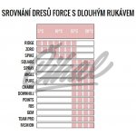 Force SQUARE dlouhý rukáv černo-fialový dámský – Zboží Dáma