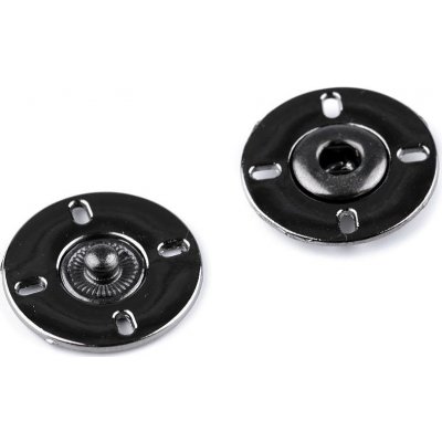 Designové patentky / druky Ø21 mm Varianta: nikl černý, Balení: 2 pár – Sleviste.cz