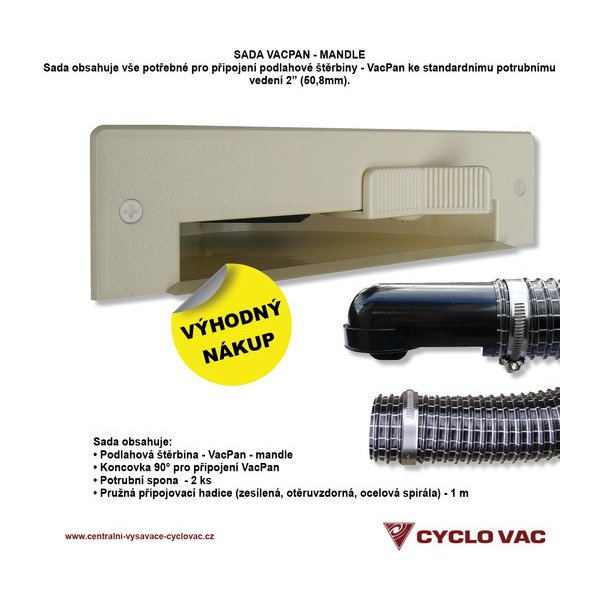 Podlahová štěrbina VacPan instalační komplet - Mandle od 898 Kč - Heureka.cz