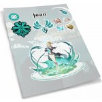 Genshin Impact Sada 10 samolepek Jean – Zboží Živě