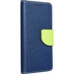 Pouzdro FANCY Diary Xiaomi Redmi Note 12 4G modré/limetka – Zboží Mobilmania