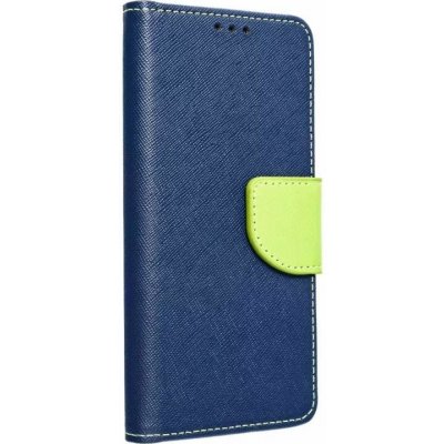 Pouzdro FANCY Diary Xiaomi Redmi Note 12 4G modré/limetka – Zboží Mobilmania