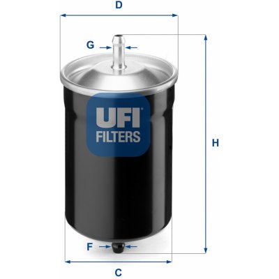 UFI Palivový filtr 31.500.00 – Zboží Mobilmania