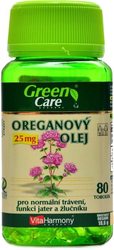 VitaHarmony Oreganový olej 25 mg 80 kapslí