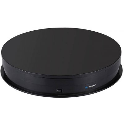 Puluz Elektrický otočný stolek s displejem 30 cm USB (černý) – Zboží Mobilmania