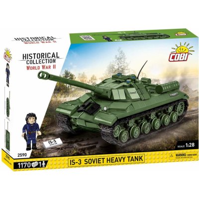 COBI 2590 World War II Ruský těžký tank IS-3 1:28 – Hledejceny.cz