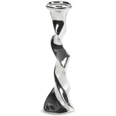 Svícen JOLY3 02 stříbrný (2ks) – Zboží Dáma