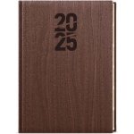 Ctirad Wood A5 denní 2025 hnědá – Zboží Živě