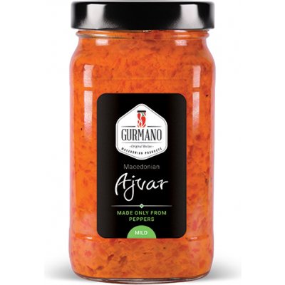 Gurmano Ajvar mild jemný 490 g – Zboží Mobilmania