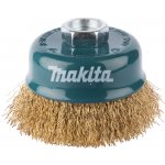 Makita D-39768 hrncový kartáč mosazný drát vlnitý 75mm M14 – Zboží Dáma