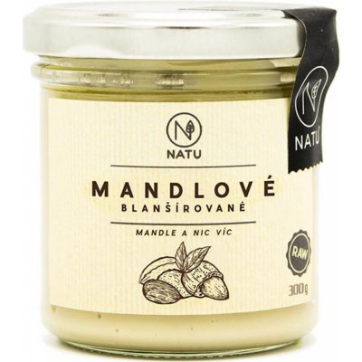 NATU Mandlový krém blanšírovaný 300 g – Zboží Dáma