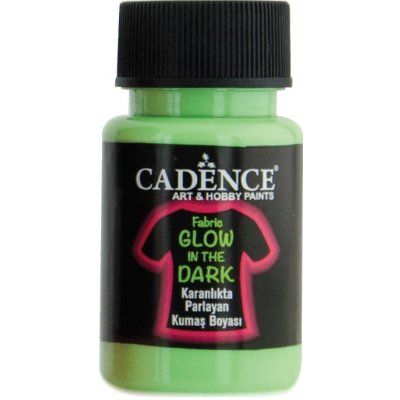 Cadence Barva na textil svítící ve tmě 50 ml růžová – Zboží Dáma