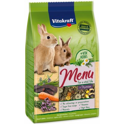 VITAKRAFT Menu Rabbit Thymian 1 kg – Zboží Mobilmania