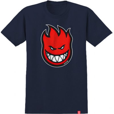 Spitfire BIGHEAD FILL navy RED dětské skate tričko