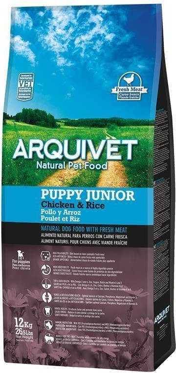 Arquivet Puppy&Junior Kuře s rýží 12 kg