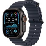 Apple Watch 49mm námořnicky modrý Oceánský řemínek - provedení z černého titanu MYPA3ZM/A – Zboží Živě