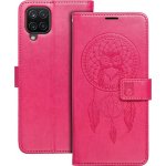Pouzdro MEZZO Book Samsung Galaxy A12 magenta – Zboží Mobilmania