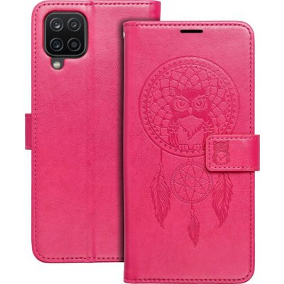 Pouzdro MEZZO Book Samsung Galaxy A12 magenta – Zboží Mobilmania