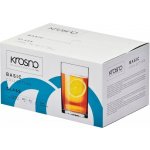 Krosno Sklenice na kávu a čaj 6 x 250 ml – Zboží Dáma