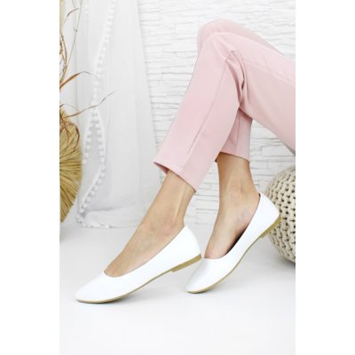 Cathay moda lakované baleríny 3603-5WH – Zboží Dáma