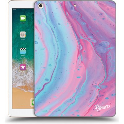 Picasee silikonový černý obal pro Apple iPad 9.7" 2017 5. gen Pink liquid – Zboží Mobilmania