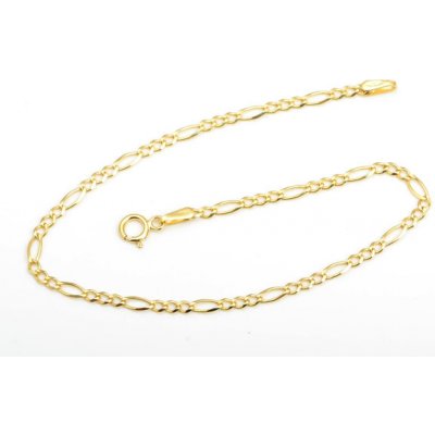 Figaro dámský zlatý náramek 3+1 ZLNA640F – Zboží Dáma