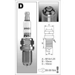 Zapalovací svíčka Brisk DR14BSXC řada Premium EVO pro motorku – Zbozi.Blesk.cz