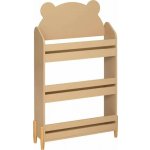 Dětská béžová knihovna medvídek – Zboží Dáma