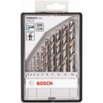 Vrták do kovu,10-ti dílná sada 1,0-10,0 mm, 135° Bosch Robust Line HSS-G 2607010535 – Zbozi.Blesk.cz