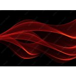 WEBLUX 103835138 Samolepka fólie red glow energy wave. lighting effect abstract background with c červená zářivá energetická vlna. světelný efekt abstraktní pozadí s c rozměry 270 x 200 cm – Sleviste.cz